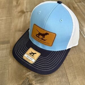 NEW Dover Bluff Hat Co Blue White Mesh Snapback One Size Adjustable